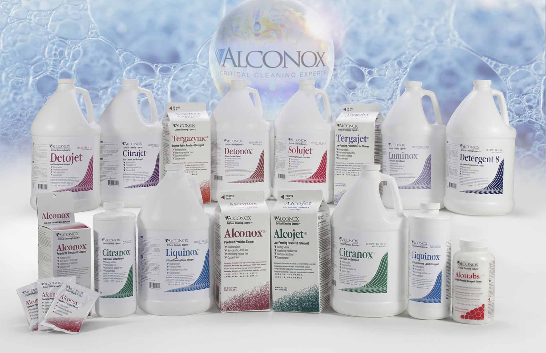 Alconox detergents