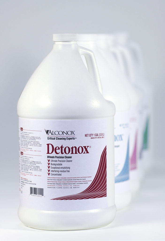 Detonox Group Shot 2 Technotes Critical Cleaning Advice From Alconox Inc 7838