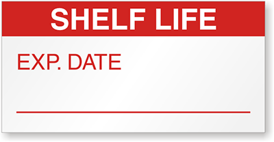 Shelf Life Calibration Label QC 230 WO100