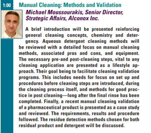 PharmaEd Cleaning Validation Abstract