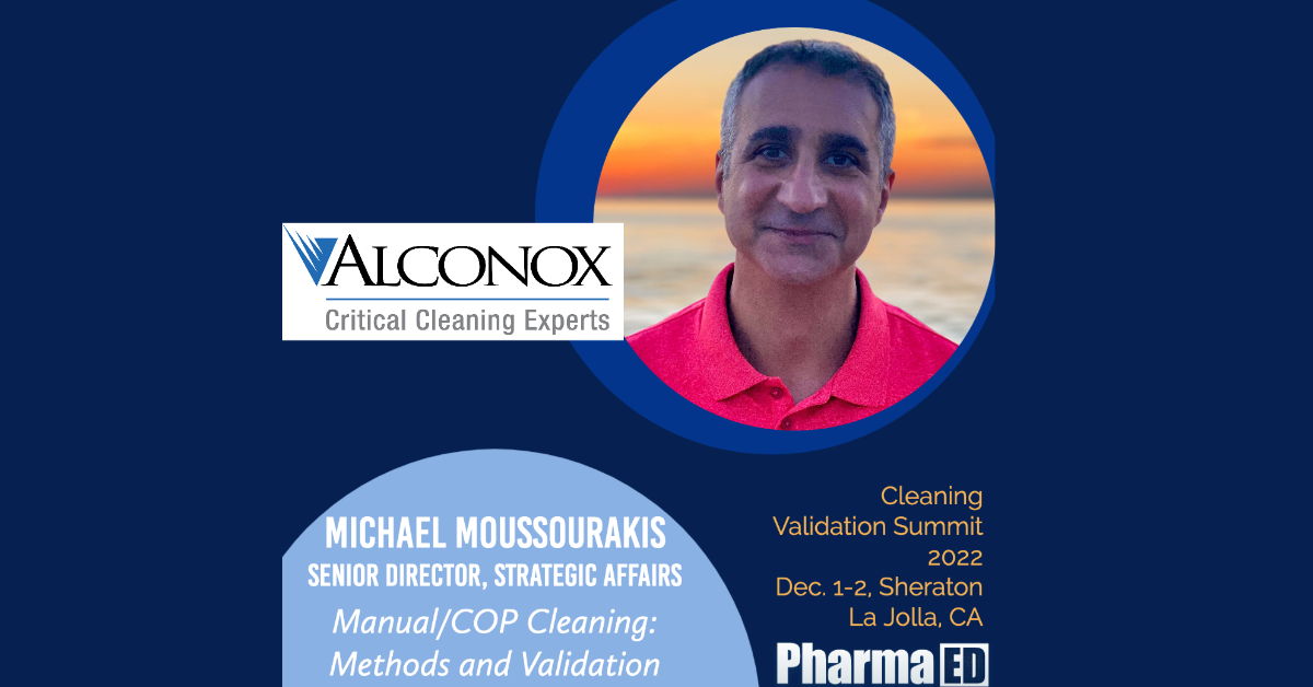 Michael Moussourakis Speaking At Cleaning Validation Summit