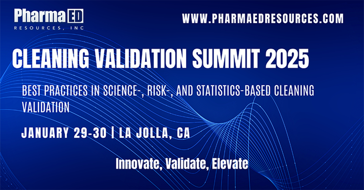 Cleaning Validation Summit